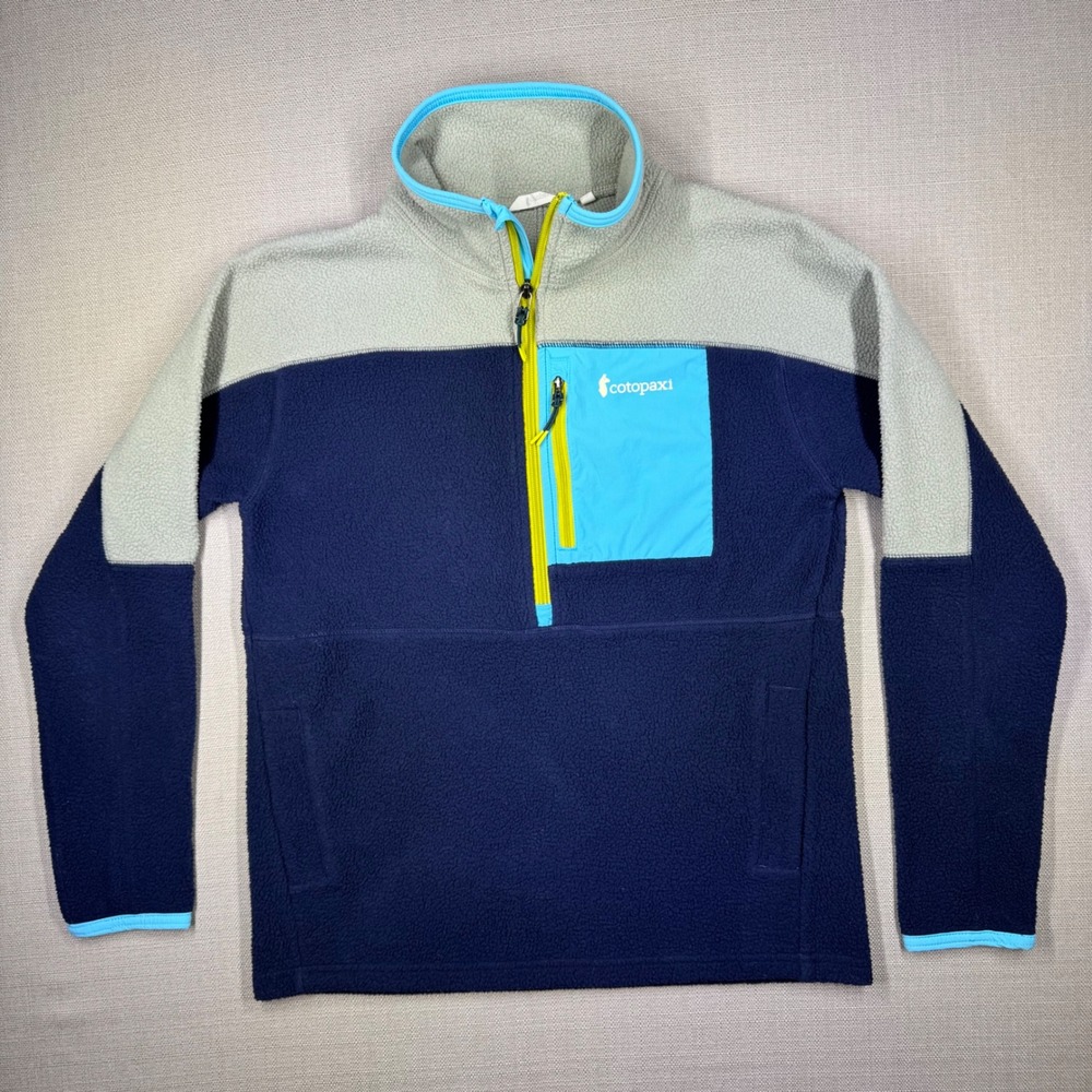 Cotopaxi Womens Abrazo Fleece Pullover Half Zip Colorblock Jacket Size Small